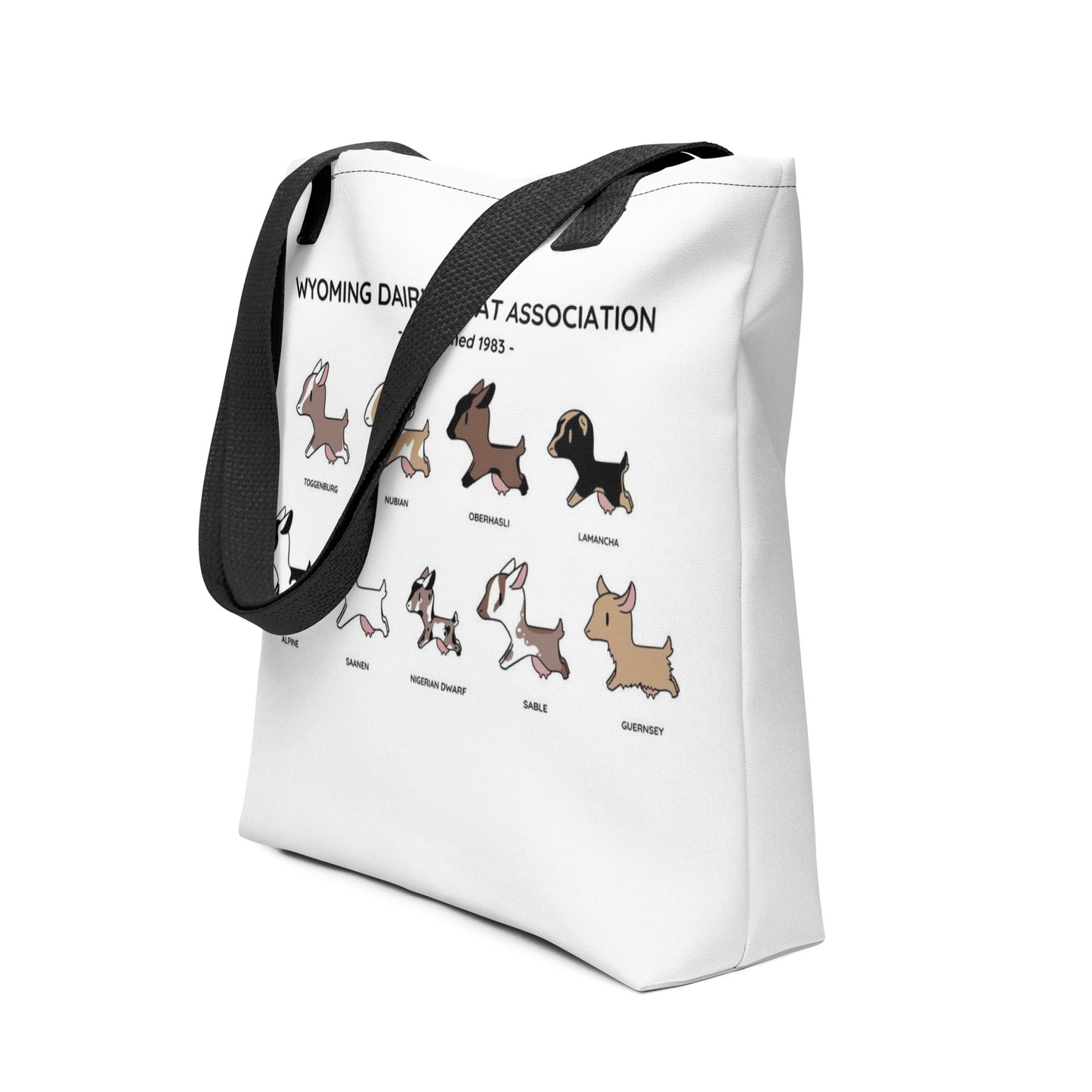 WyDGA Tote-ally Dairy Goat Tote Bag